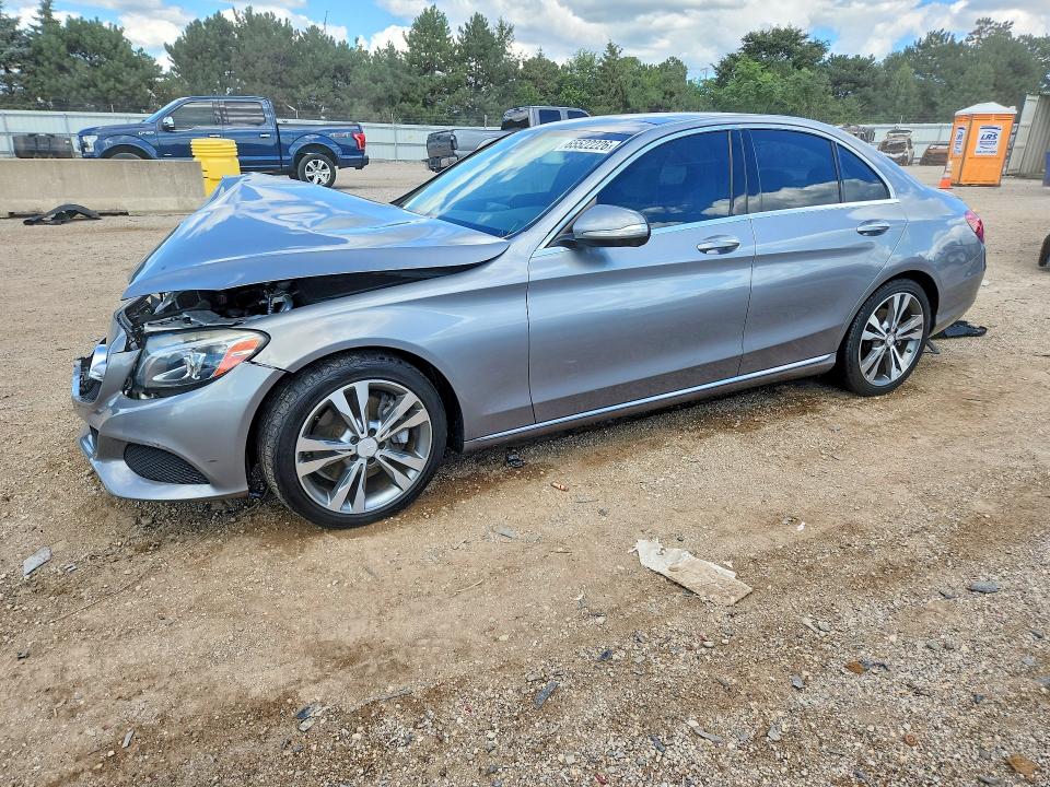 65522226 :رقم المزاد ، 55SWF4JB7FU088442 vin ، 2015 Mercedes-benz C مزاد بيع
