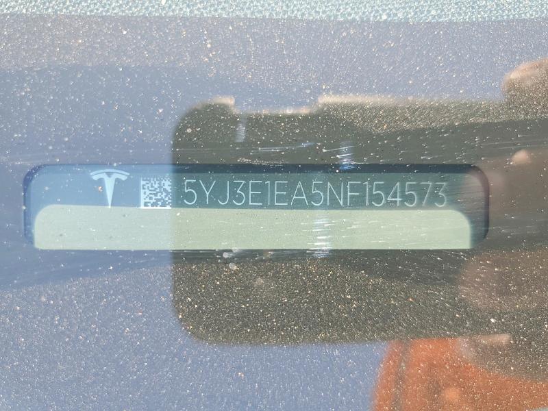 Aukcja sprzedaży 2022 Tesla Model 3, vin: 5YJ3E1EA5NF154573, numer aukcji: 63774386