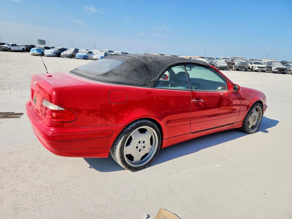 63221336 :رقم المزاد ، WDBLK65G3YT039271 vin ، 2000 Mercedes-benz Clk مزاد بيع