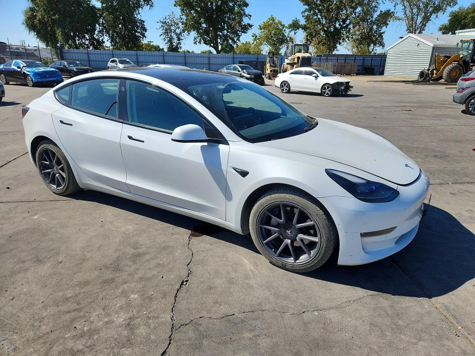 2021 Tesla Model 3 მანქანა იყიდება აუქციონზე, vin: 5YJ3E1EB3MF938094, აუქციონის ნომერი: 63729076