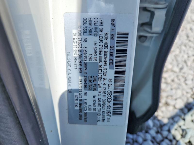 Продажа на аукционе авто 2021 Mazda Cx-5, vin: JM3KFADM1M0304302, номер лота: 65856896