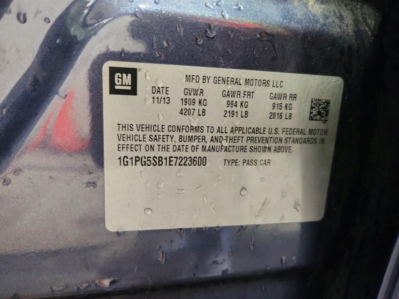 Продажа на аукционе авто 2014 Chevrolet Cruze, vin: 1G1PG5SB1E7223600, номер лота: 64239916