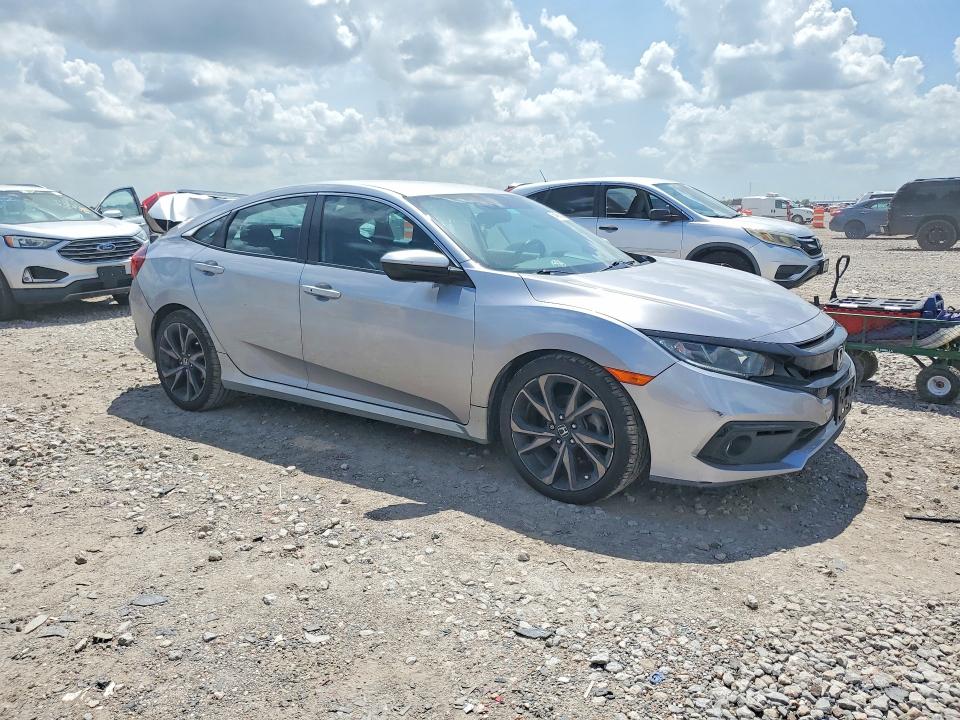 64893646 :رقم المزاد ، 19XFC2F83LE010494 vin ، 2020 Honda Civic مزاد بيع