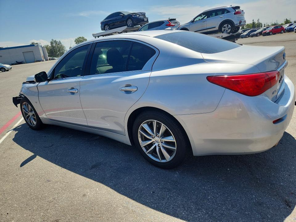 64857196 :رقم المزاد ، JN1BV7AR8FM401302 vin ، 2015 Infiniti Q50 مزاد بيع