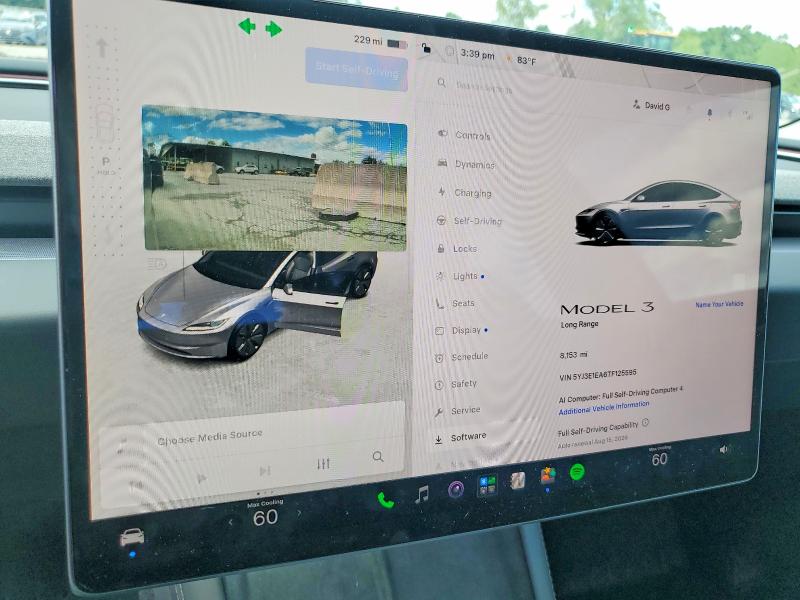 Продаж на аукціоні авто 2026 Tesla Model 3, vin: 5YJ3E1EA6TF125595, номер лоту: 63383446
