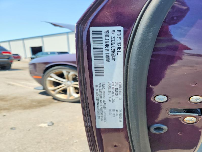 65904786 :رقم المزاد ، 2C3CDZJG2MH668311 vin ، 2021 Dodge Challenger مزاد بيع
