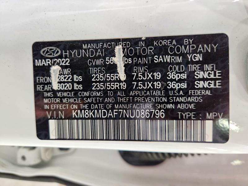Продаж на аукціоні авто 2022 Hyundai Ioniq 5, vin: KM8KMDAF7NU086796, номер лоту: 66665546