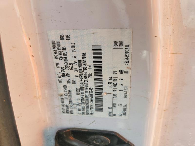 Aukcja sprzedaży 2016 Ford F150, vin: 1FTFX1CG4GKF57481, numer aukcji: 68717626