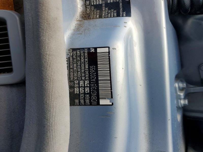 66219096 :رقم المزاد ، WDBNG73J51A202955 vin ، 2001 Mercedes-benz S مزاد بيع
