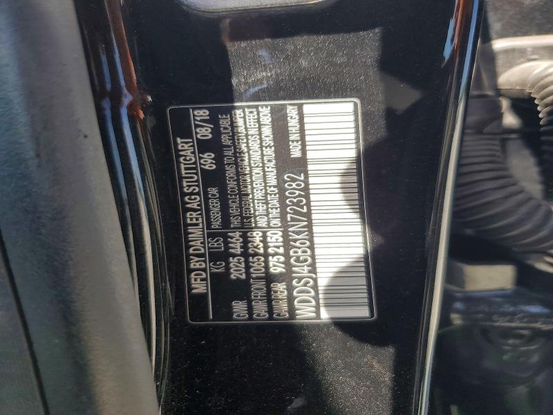 2019 Mercedes-benz Cla მანქანა იყიდება აუქციონზე, vin: WDDSJ4GB6KN723982, აუქციონის ნომერი: 66360906