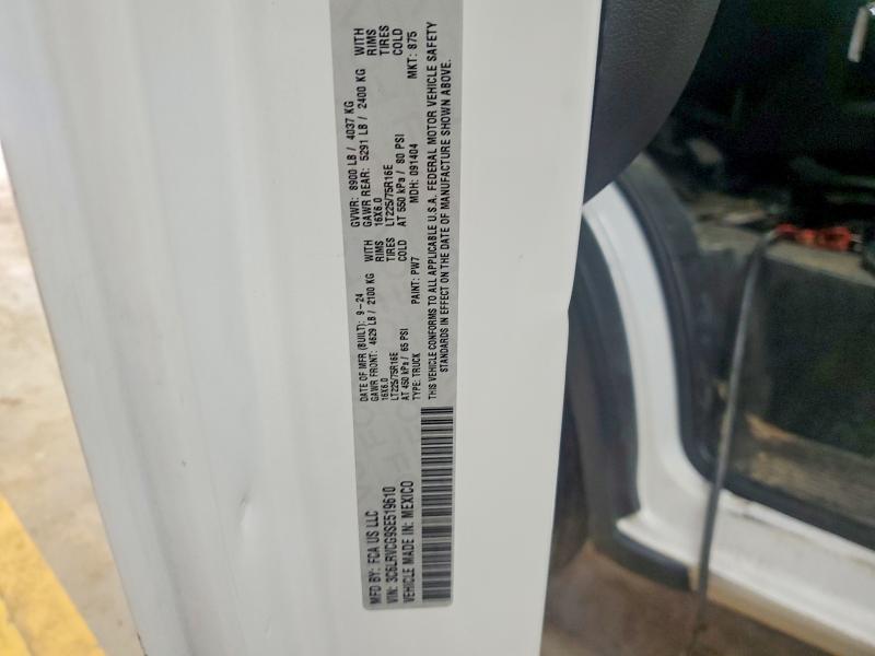65086056 :رقم المزاد ، 3C6LRVCG9SE519610 vin ، 2025 Ram Promaster 2500 مزاد بيع