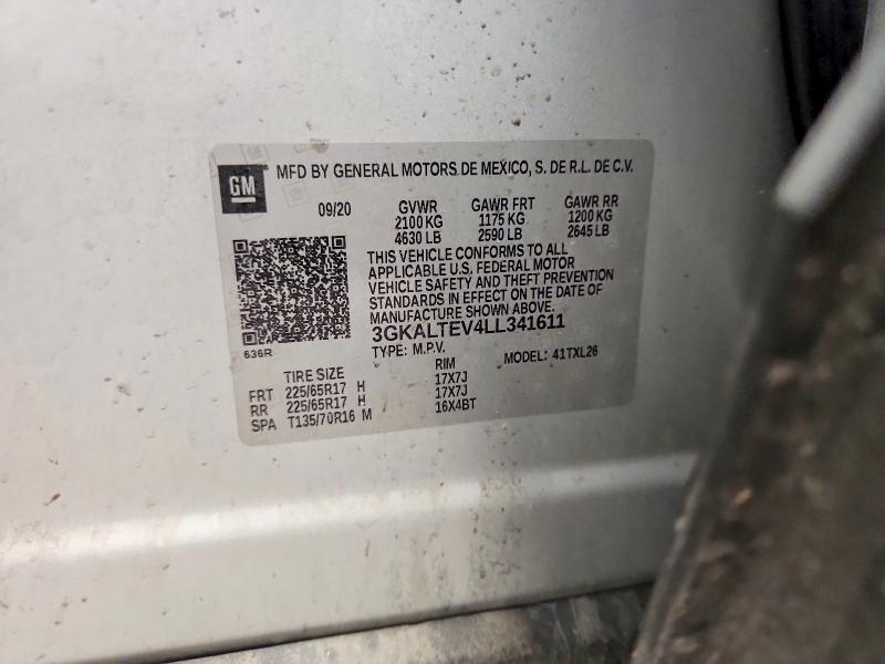 Продажа на аукционе авто 2020 Gmc Terrain, vin: 3GKALTEV4LL341611, номер лота: 69126846