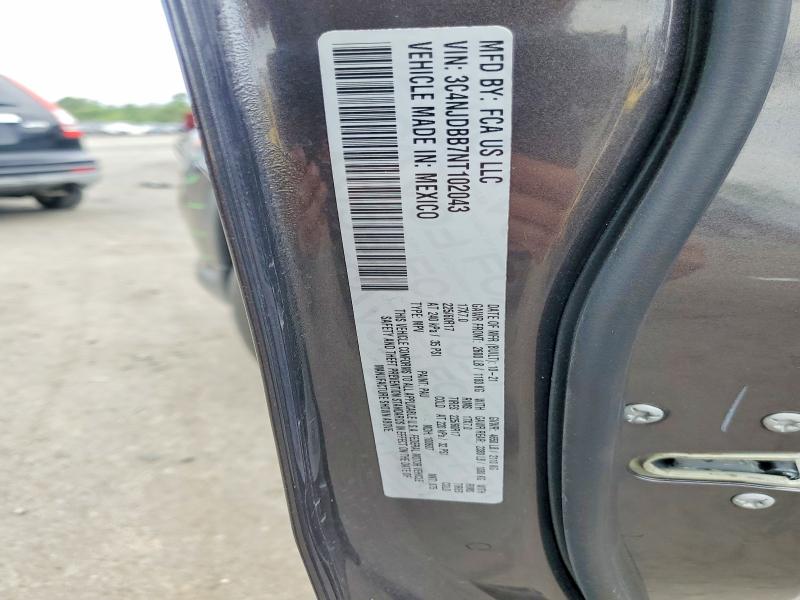 67094566 :رقم المزاد ، 3C4NJDBB7NT102043 vin ، 2022 Jeep Compass مزاد بيع