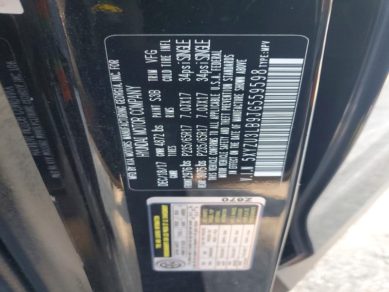 2018 Hyundai Santa Fe Sport მანქანა იყიდება აუქციონზე, vin: 5XYZU3LB9JG559598, აუქციონის ნომერი: 66435966