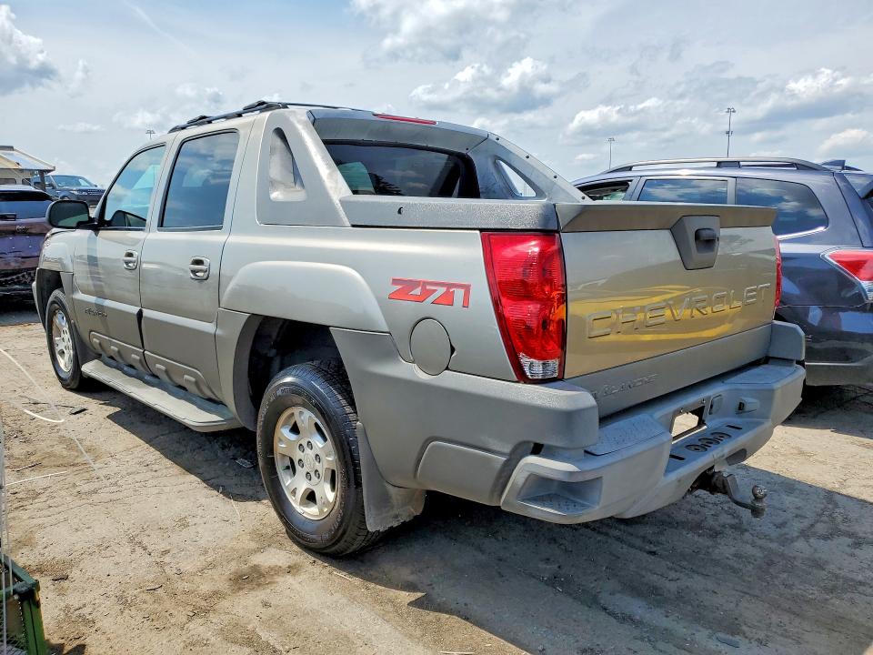 2002 Chevrolet Avalanche მანქანა იყიდება აუქციონზე, vin: 3GNEK13T42G288980, აუქციონის ნომერი: 64312996