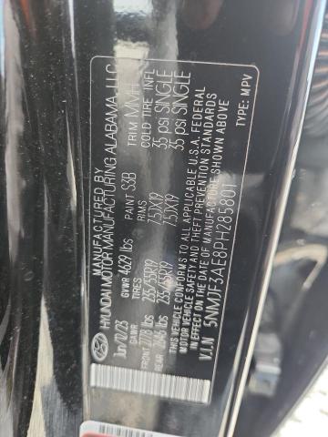 2023 Hyundai Tucson მანქანა იყიდება აუქციონზე, vin: 5NMJF3AE8PH285801, აუქციონის ნომერი: 64071036