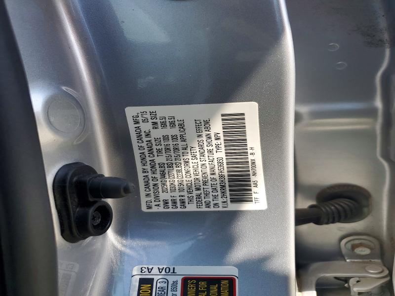 Aukcja sprzedaży 2015 Honda Cr-v, vin: 2HKRM3H38FH536850, numer aukcji: 65640136