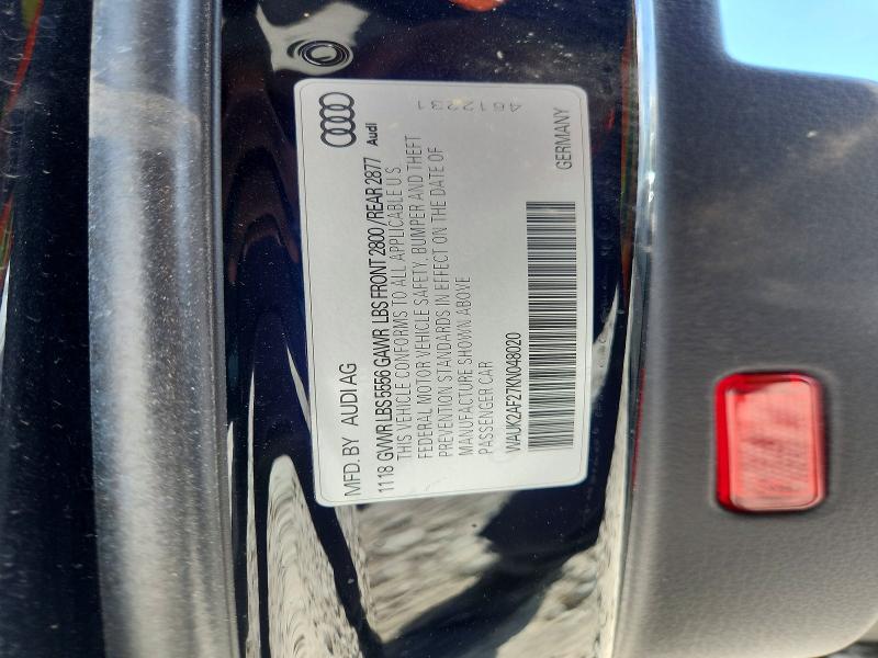 Продаж на аукціоні авто 2019 Audi A6, vin: WAUK2AF27KN048020, номер лоту: 64095756