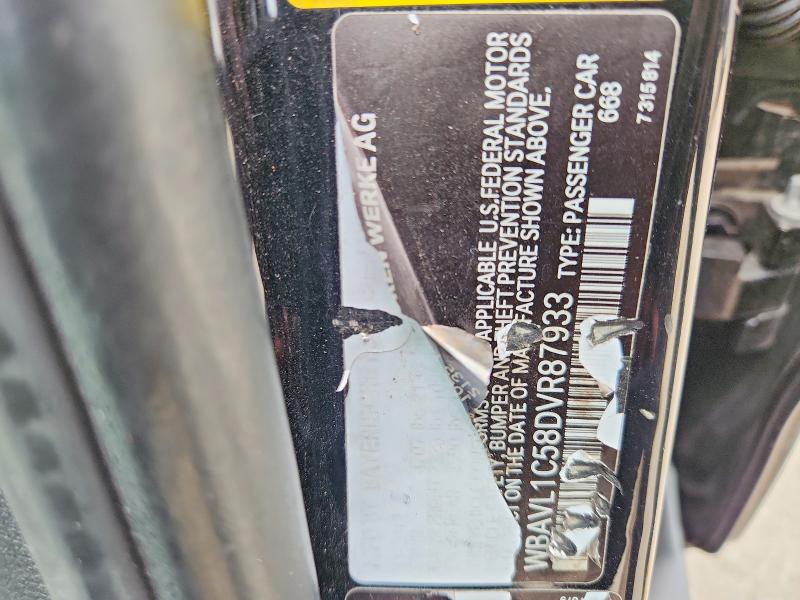 65376756 :رقم المزاد ، WBAVL1C58DVR87933 vin ، 2013 Bmw X1 مزاد بيع