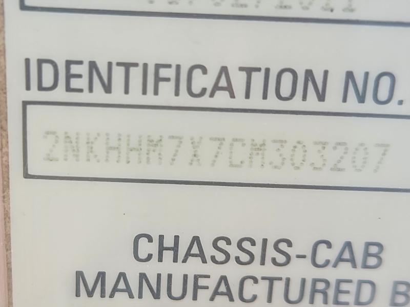 62849016 :رقم المزاد ، 2NKHHM7X7CM303207 vin ، 2012 Kenworth T370 مزاد بيع