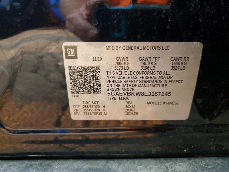 Aukcja sprzedaży 2020 Buick Enclave, vin: 5GAEVBKW8LJ167145, numer aukcji: 63763346