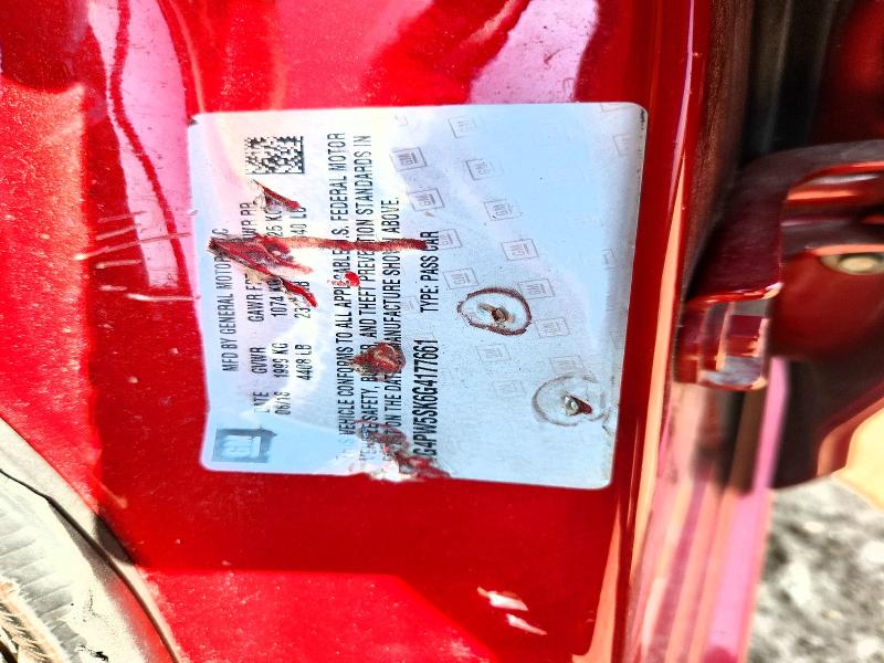 Aukcja sprzedaży 2016 Buick Verano, vin: 1G4PW5SK6G4177661, numer aukcji: 65620256