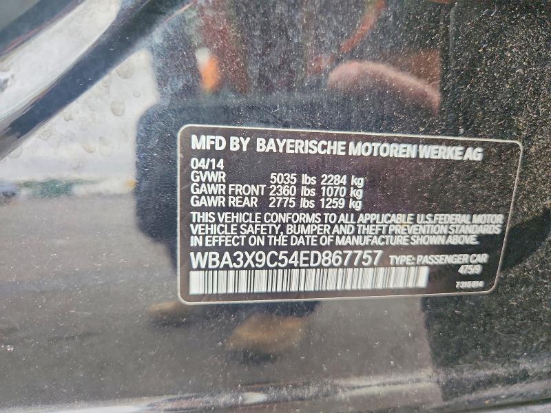Продажа на аукционе авто 2014 Bmw 335, vin: WBA3X9C54ED867757, номер лота: 64818726