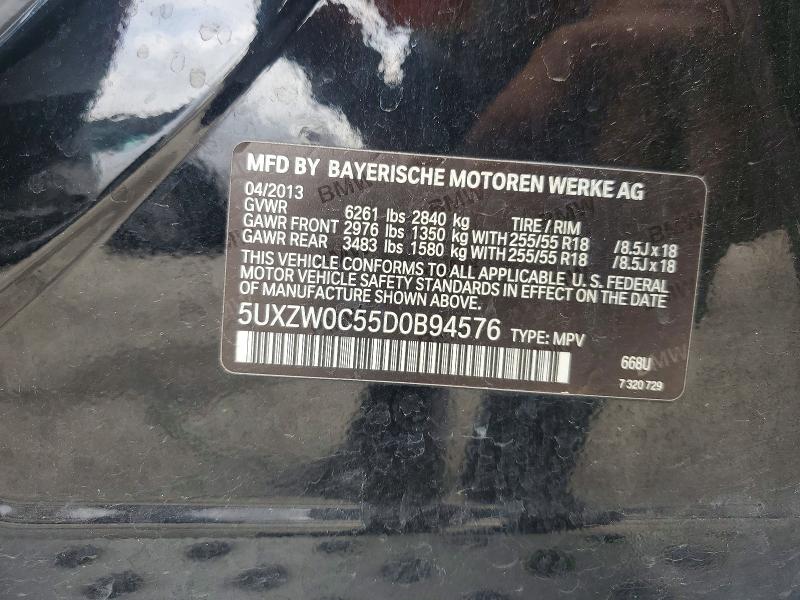 Продажа на аукционе авто 2013 Bmw X5, vin: 5UXZW0C55D0B94576, номер лота: 64481556