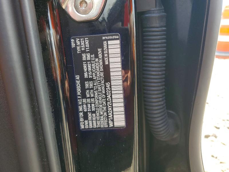 Aukcja sprzedaży 2020 Porsche Cayenne, vin: WP1AA2AY2LDA02345, numer aukcji: 63908066