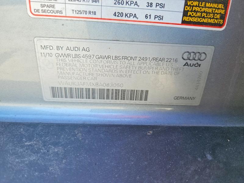 Aukcja sprzedaży 2011 Audi A3, vin: WAUKJAFMXBA083050, numer aukcji: 66389436
