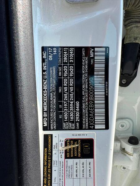 66048436 :رقم المزاد ، 4JGDA6EB9JB005050 vin ، 2018 Mercedes-benz Gle مزاد بيع