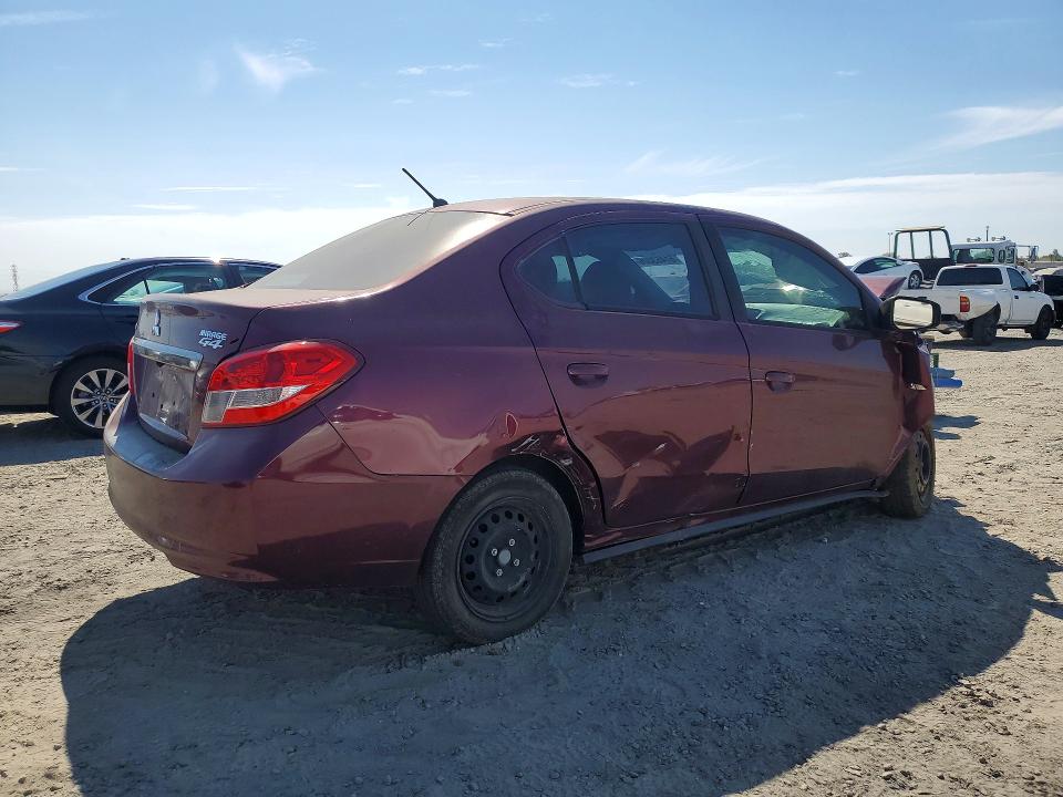 Aukcja sprzedaży 2019 Mitsubishi Mirage, vin: ML32F3FJ3KHF16758, numer aukcji: 61453006