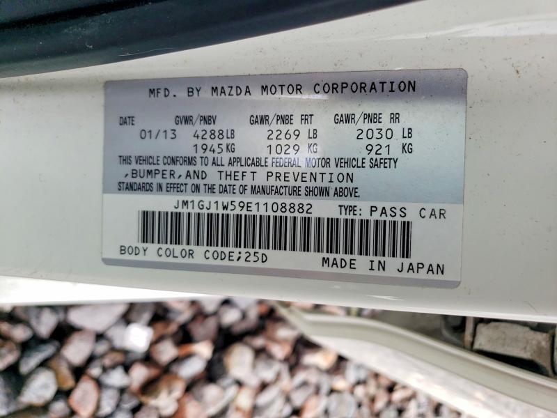 64030886 :رقم المزاد ، JM1GJ1W59E1108882 vin ، 2014 Mazda 6 مزاد بيع
