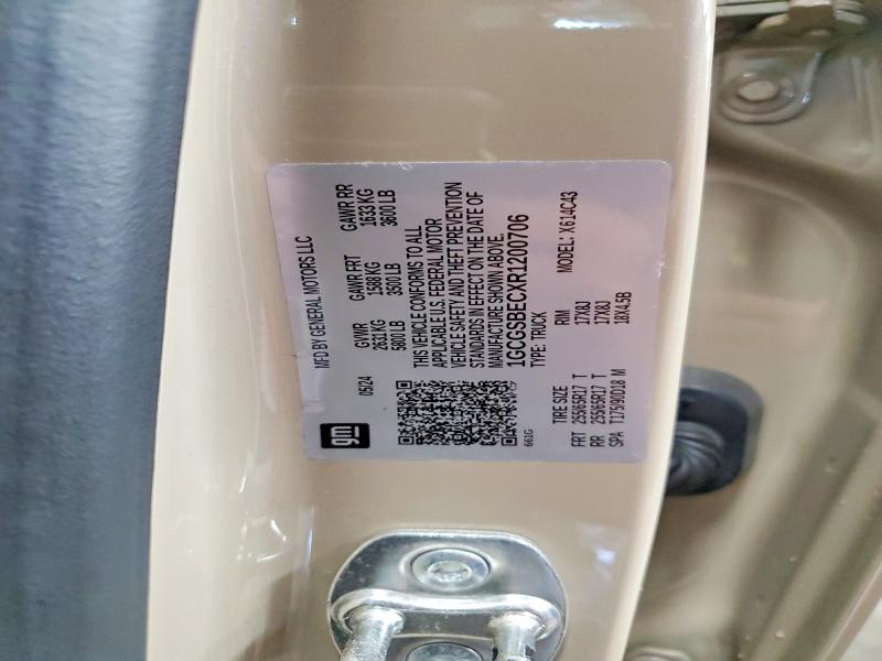 63899836 :رقم المزاد ، 1GCGSBECXR1200706 vin ، 2024 Chevrolet Colorado مزاد بيع