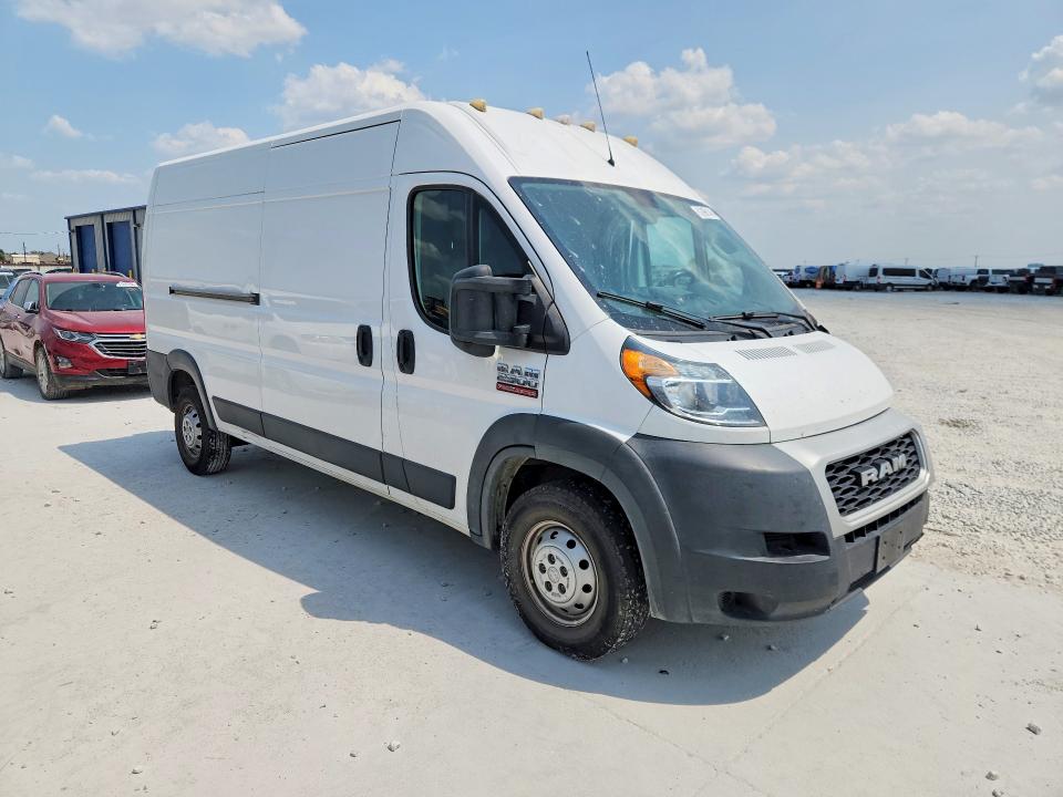 63998146 :رقم المزاد ، 3C6LRVDG0ME543585 vin ، 2021 Ram Promaster 2500 مزاد بيع