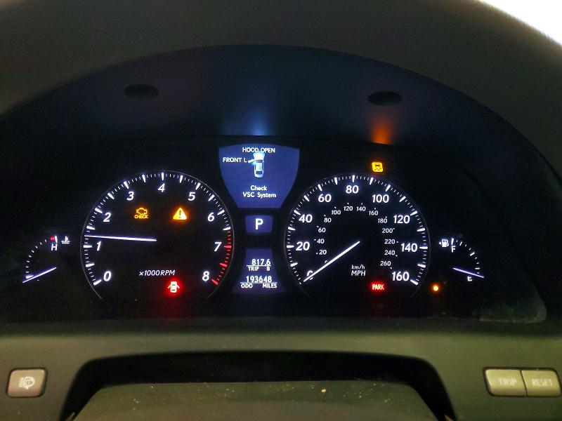 Продаж на аукціоні авто 2009 Lexus Ls, vin: JTHGL46F995034168, номер лоту: 65208396