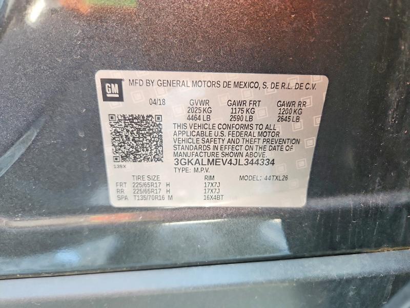 Продаж на аукціоні авто 2018 Gmc Terrain, vin: 3GKALMEV4JL344334, номер лоту: 65565696