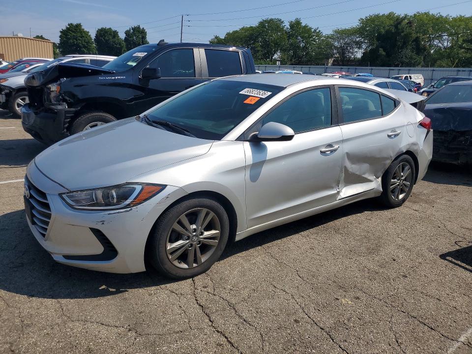 Auction sale of the 2018 Hyundai Elantra, vin: 5NPD84LF6JH351761, lot number: 66823636