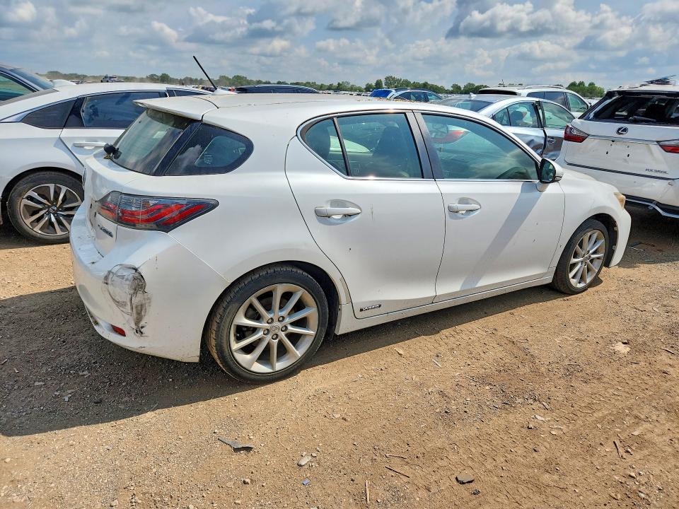 62956296 :رقم المزاد ، JTHKD5BH1C2072250 vin ، 2012 Lexus Ct مزاد بيع
