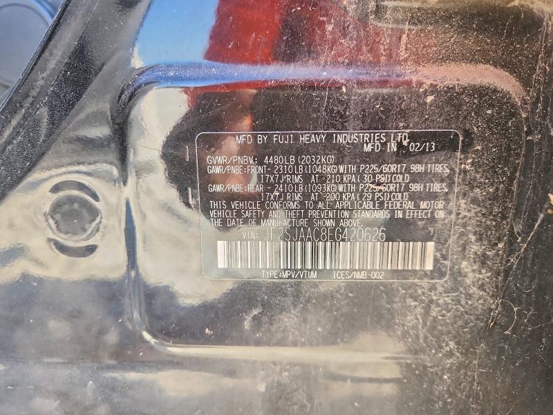 Продаж на аукціоні авто 2014 Subaru Forester, vin: JF2SJAAC8EG420626, номер лоту: 65740176