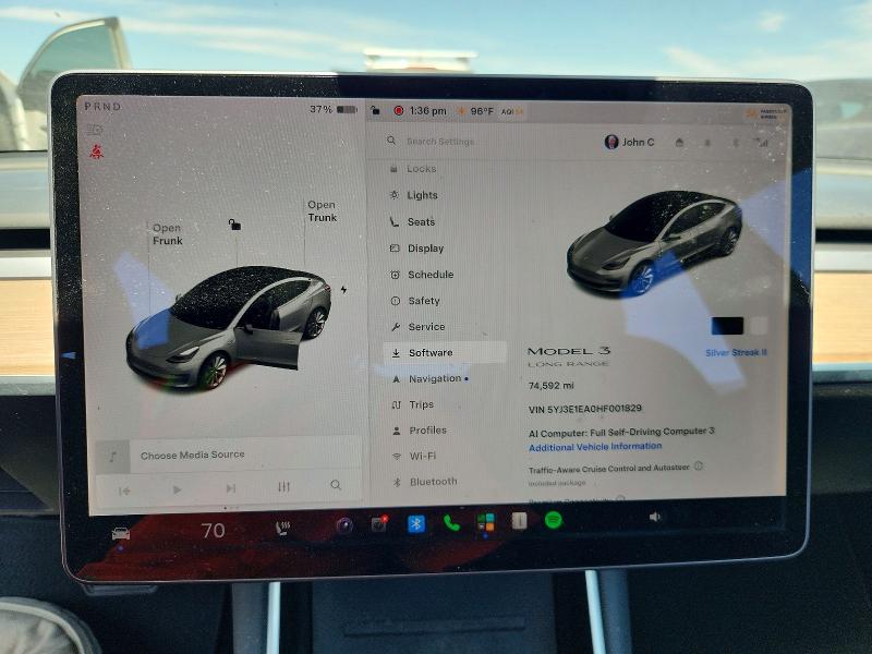 Продаж на аукціоні авто 2017 Tesla Model 3, vin: 5YJ3E1EA0HF001829, номер лоту: 64335056