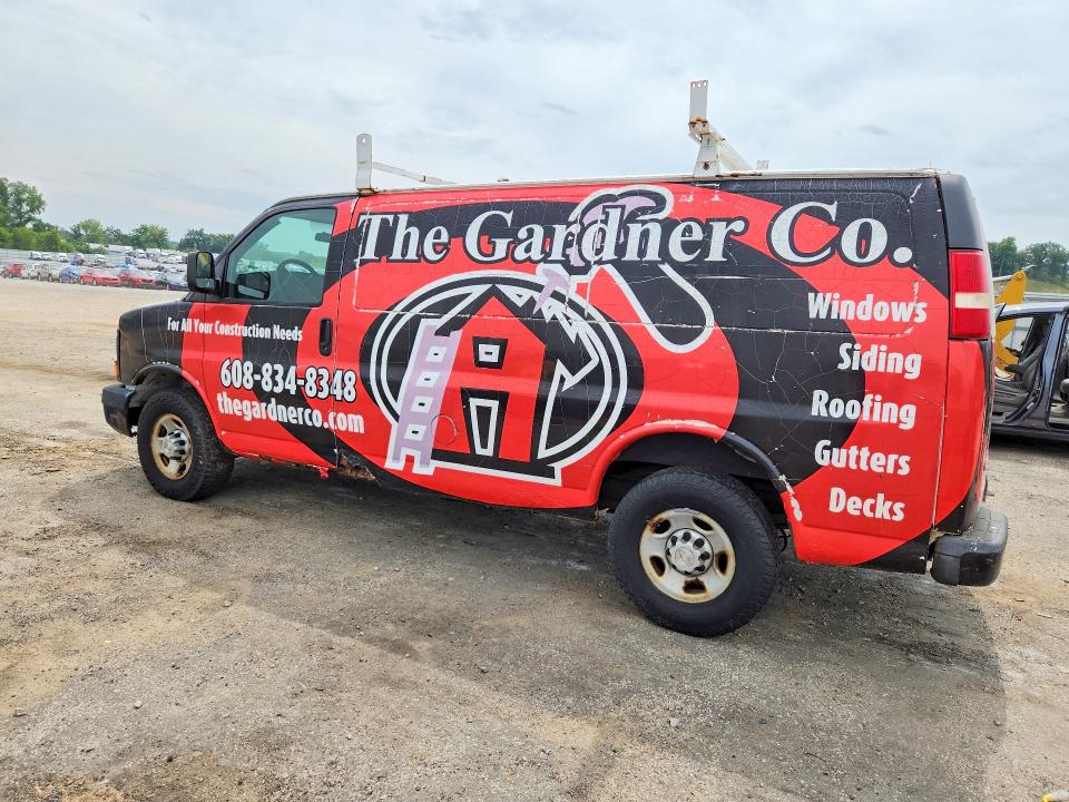 62660116 :رقم المزاد ، 1GCGG25C391113876 vin ، 2009 Chevrolet Express G2500 مزاد بيع
