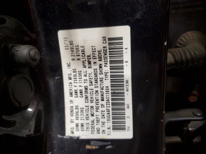 2013 Acura Tl მანქანა იყიდება აუქციონზე, vin: 19UUA8F22DA013694, აუქციონის ნომერი: 65891616