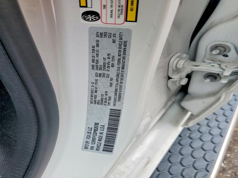 2023 Ram 1500 მანქანა იყიდება აუქციონზე, vin: 1C6RRFFGXPN526788, აუქციონის ნომერი: 64072496