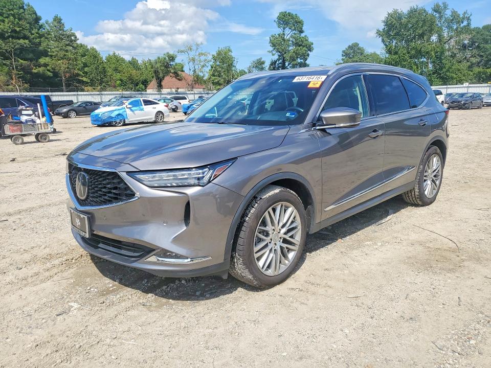 2022 Acura Mdx მანქანა იყიდება აუქციონზე, vin: 5J8YE1H88NL039804, აუქციონის ნომერი: 63716416