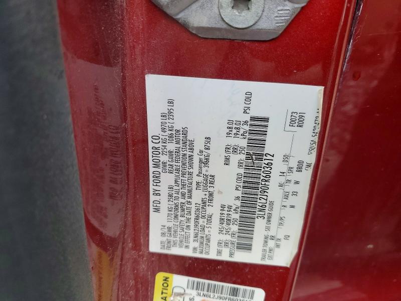 Продажа на аукционе авто 2015 Lincoln Mkz, vin: 3LN6L2J90FR603612, номер лота: 63223276