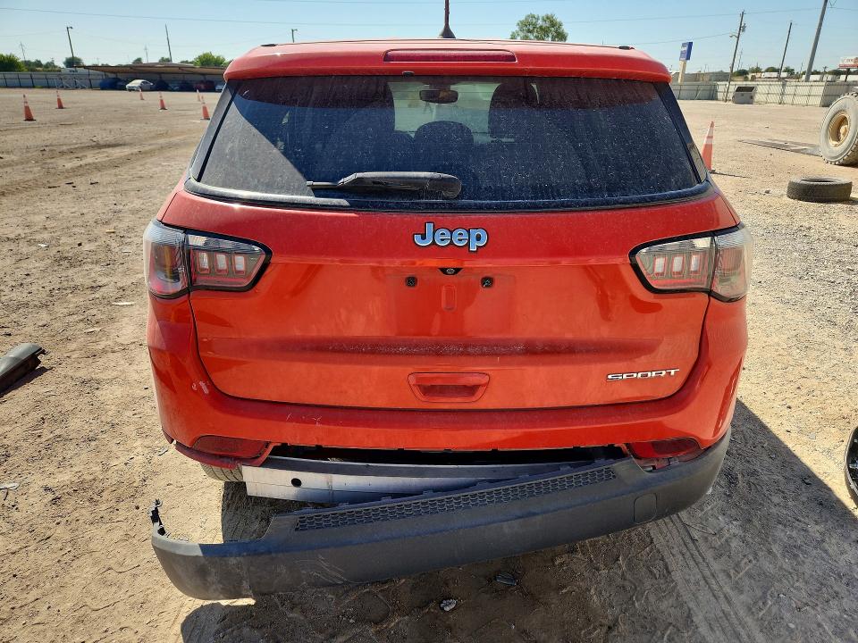Продаж на аукціоні авто 2018 Jeep Compass, vin: 3C4NJCAB8JT106964, номер лоту: 66120666