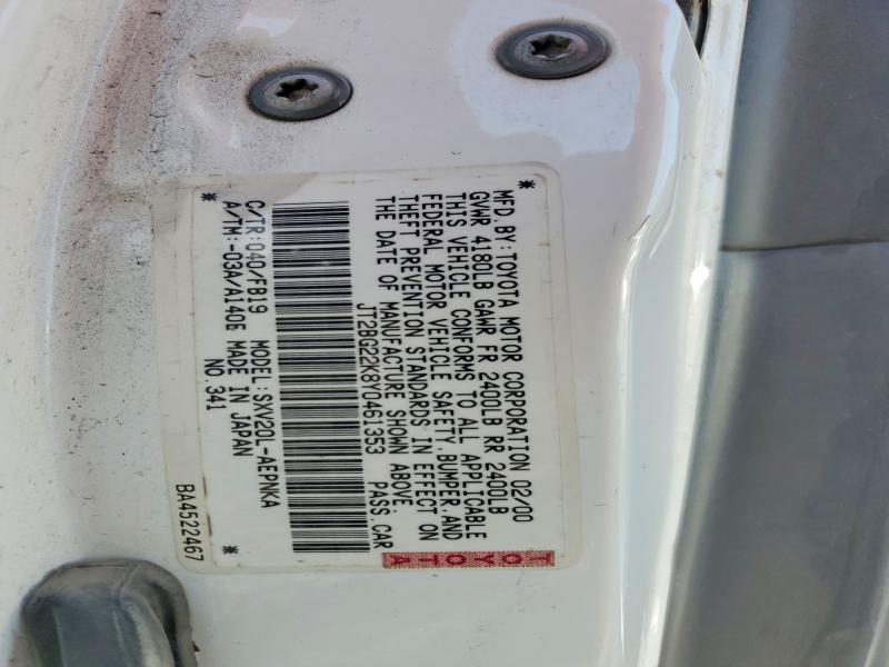 Продажа на аукционе авто 2000 Toyota Camry, vin: JT2BG22K8Y0461353, номер лота: 66312266