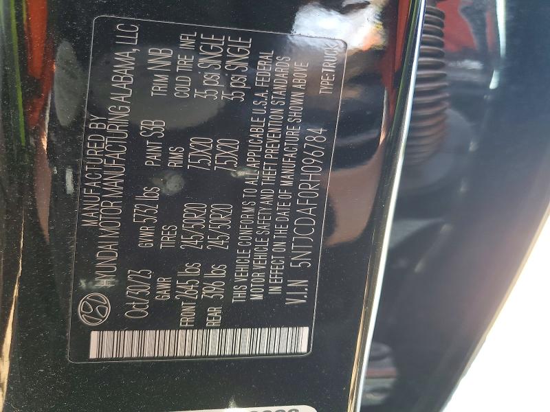 Продажа на аукционе авто 2024 Hyundai Santa Cruz, vin: 5NTJCDAF0RH096784, номер лота: 63682436