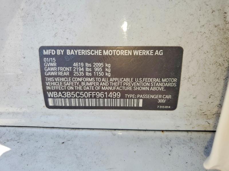 Auction sale of the 2015 Bmw 328, vin: WBA3B5C50FF961499, lot number: 63505706